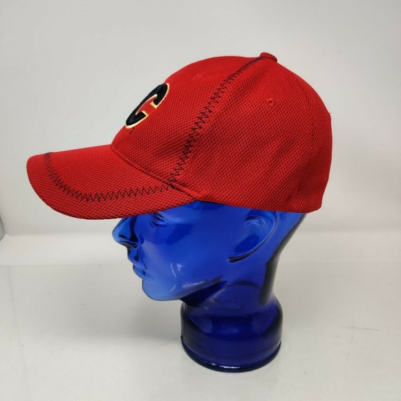 NHL Calgary Flames Molsen Canadian Red Hat Cap Baseball Fitted - Picture 3 of 8